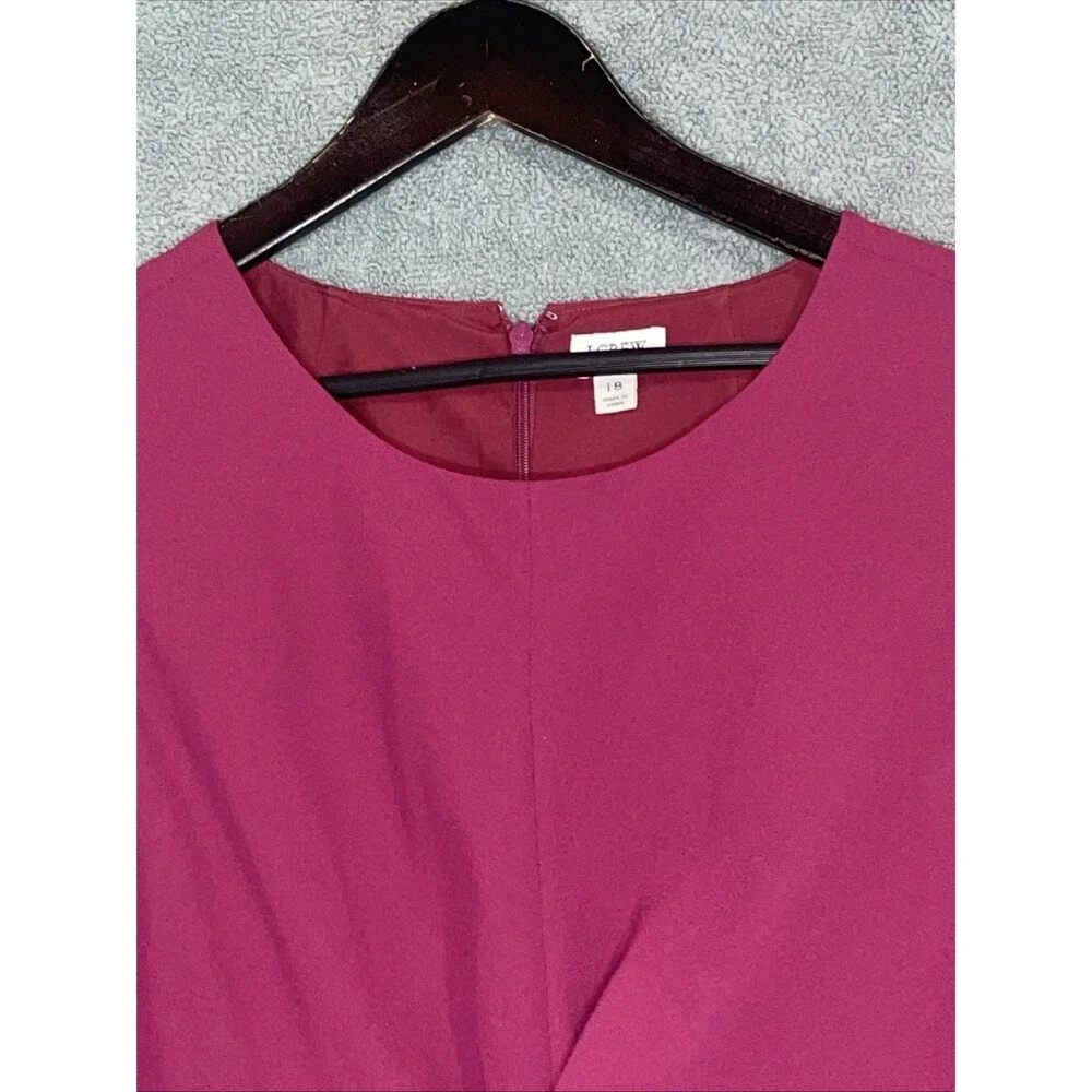 J Crew Dress Womens 18 Pink Career‎ Professional Office Timeless Classy Classic